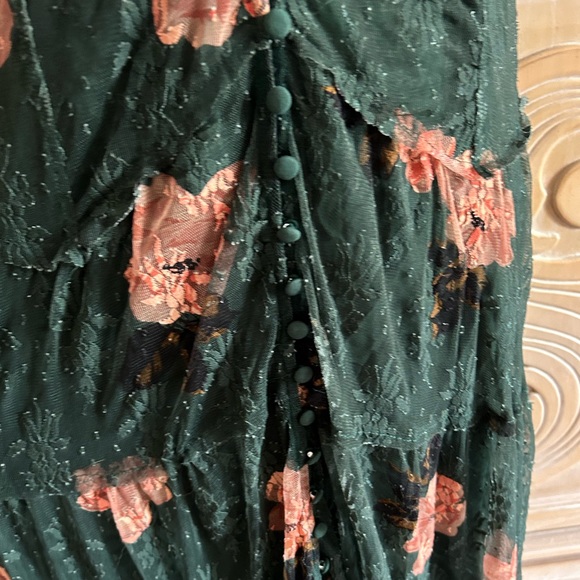 Free People Hollis Lace Maxi Dress size XL - Picture 6 of 11